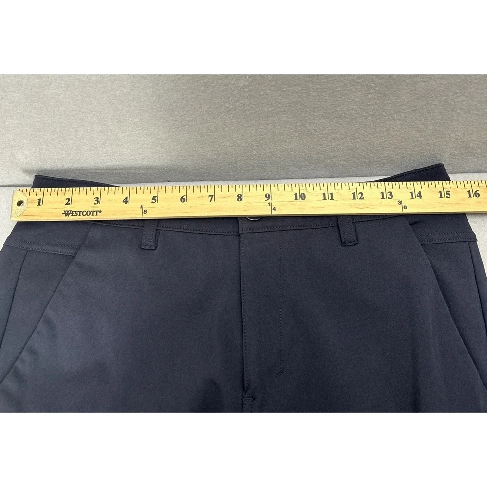 BYLT Premium Basics Everyday Pant 2.0 Mens 30x32 Tall Slim Fit Navy Blue Stretch